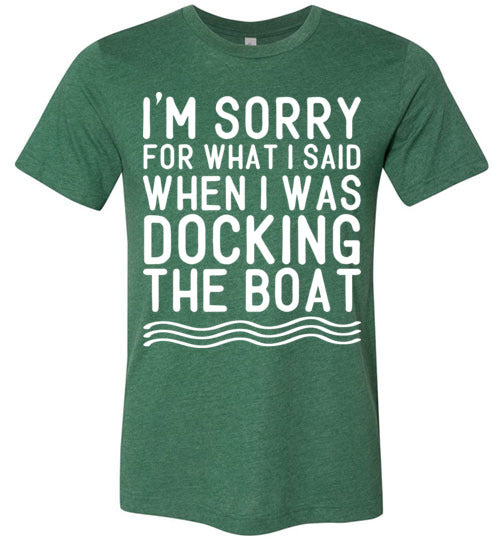 Docking the Boat Unisex Graphic Tshirt