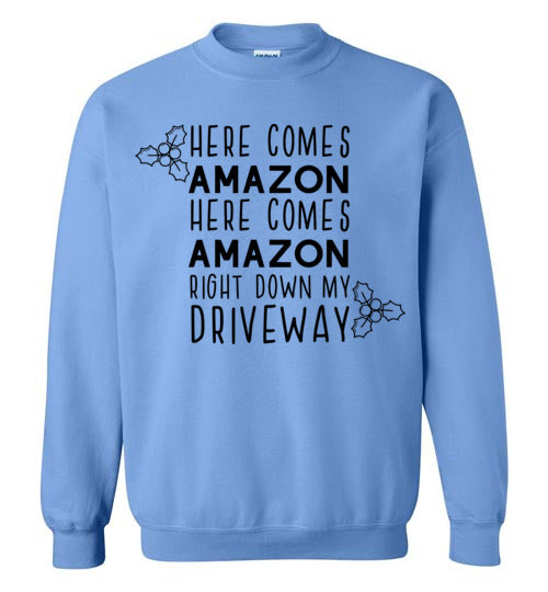 Here Comes Amazon Graphic Crewneck