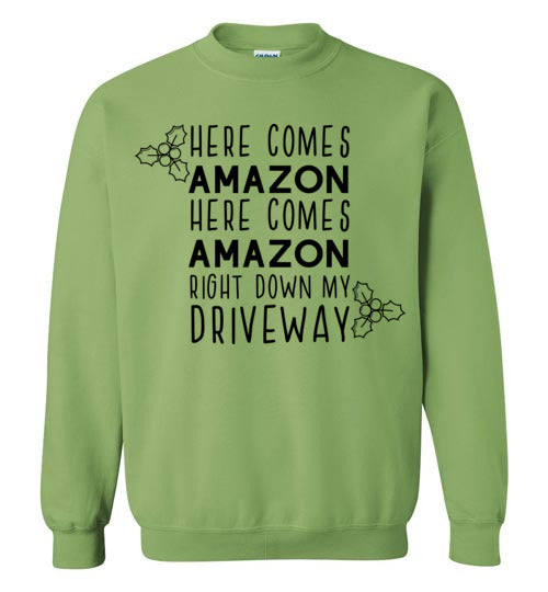 Here Comes Amazon Graphic Crewneck