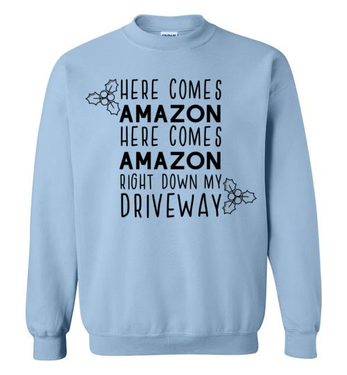 Here Comes Amazon Graphic Crewneck