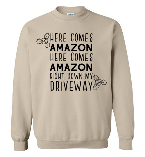 Here Comes Amazon Graphic Crewneck