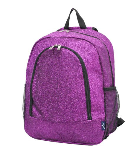 Glitter Canvas School Backpack