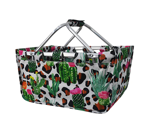 Wild Cactus Shopping / Picnic Basket