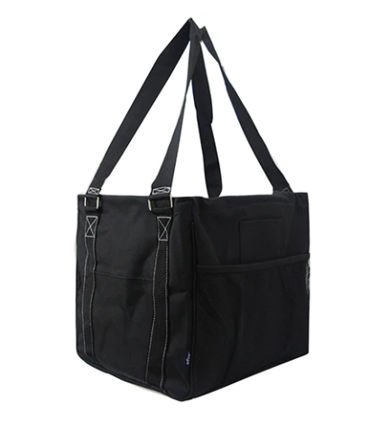 Black (Solid)  Mini Carry All Tote