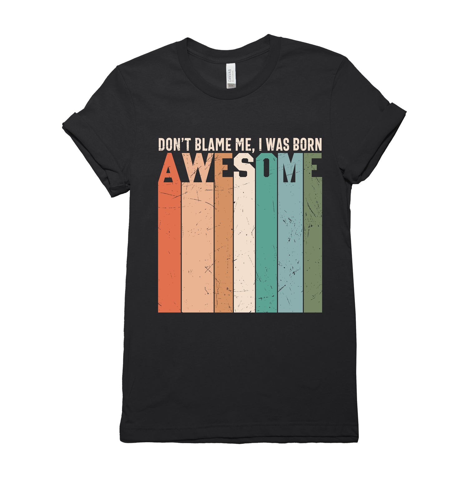 Born Awesome Graphic Tshirt