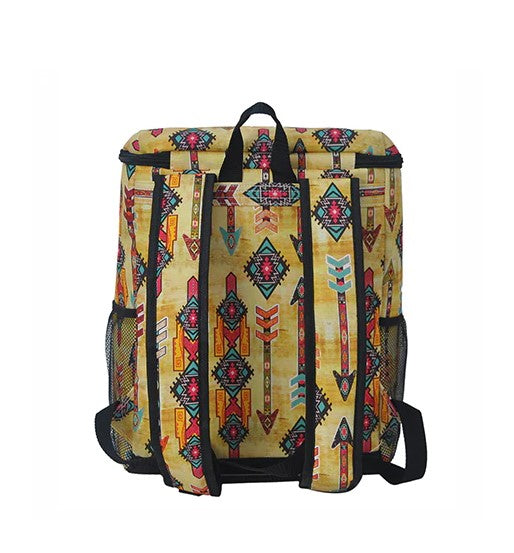 Boho Tribal  Insulated Cooler Backpack