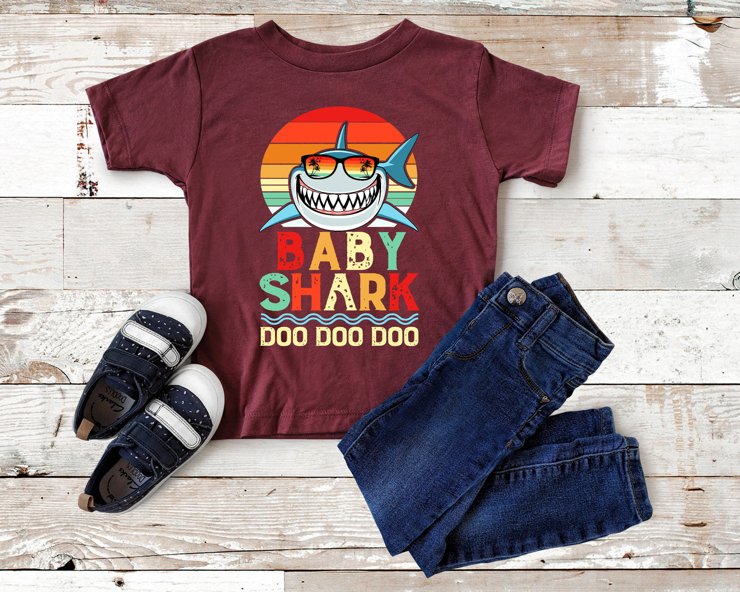 Baby Shark Youth Unisex Tshirt