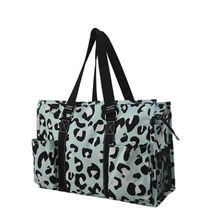 Blue Cheetah Medium Utility Tote