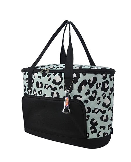 Blue Cheetah Large Cooler Tote