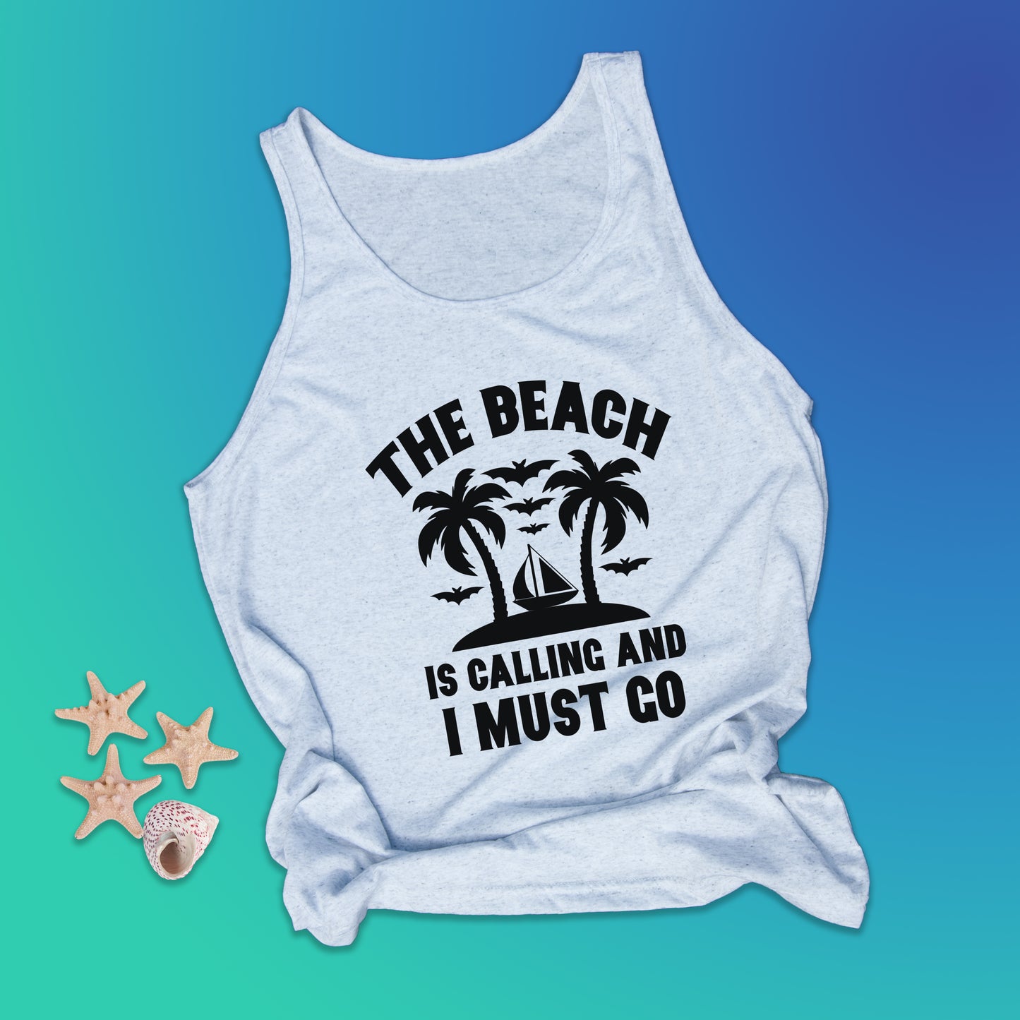 The Beach is calling Tank Top