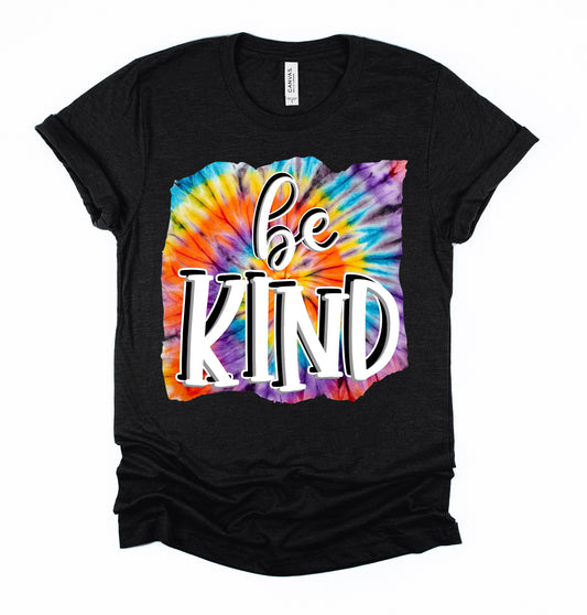 Be Kind (tie Dye) Graphic Tshirt