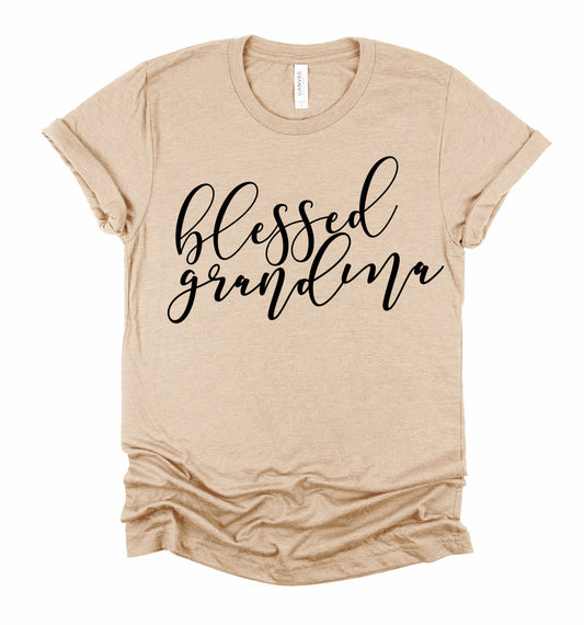 Blessed Grandma Graphic Tshirt