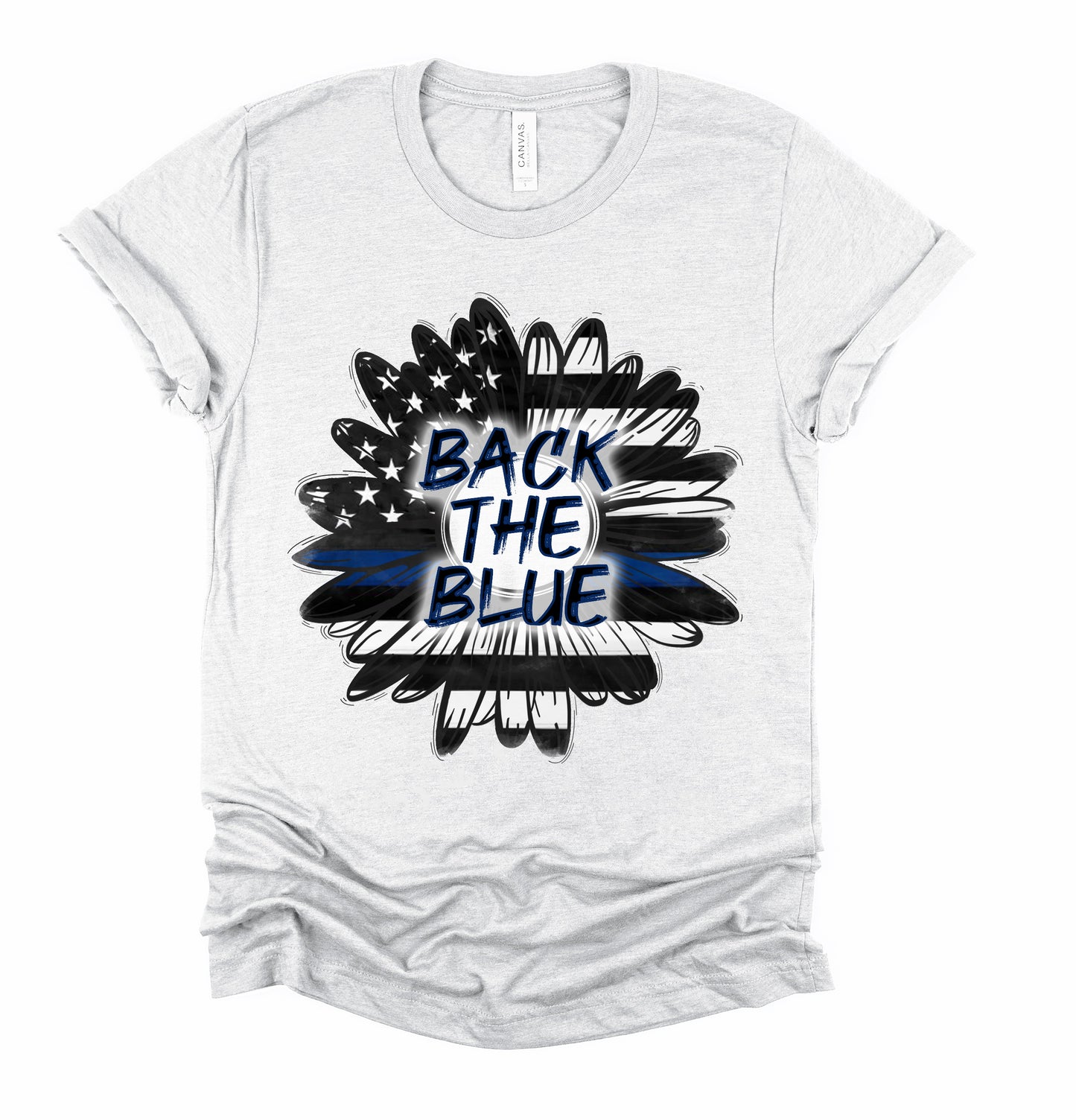 Back The Blue Graphic Tshirt