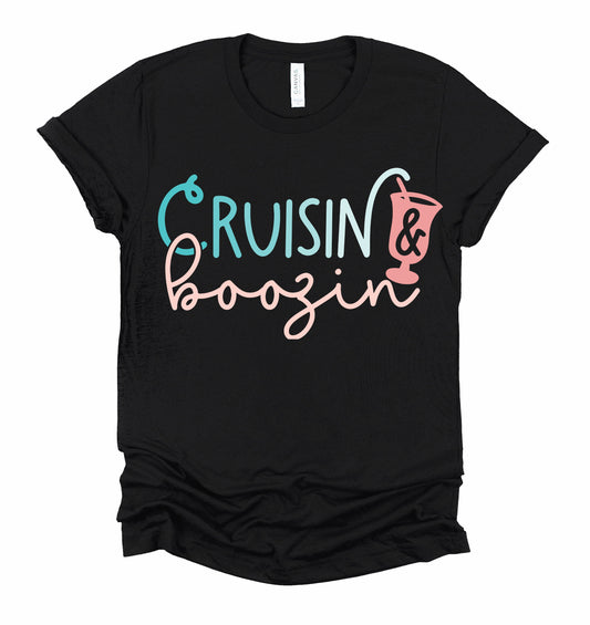 Crusin & Boozin Graphic T-Shirt