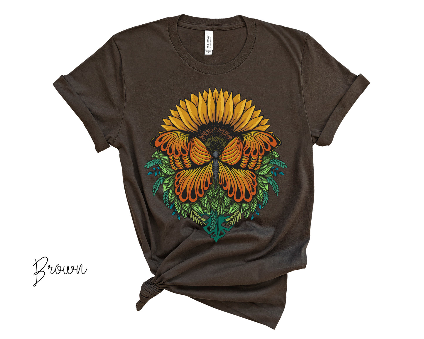 Butterfly Sunflower T-Shirt