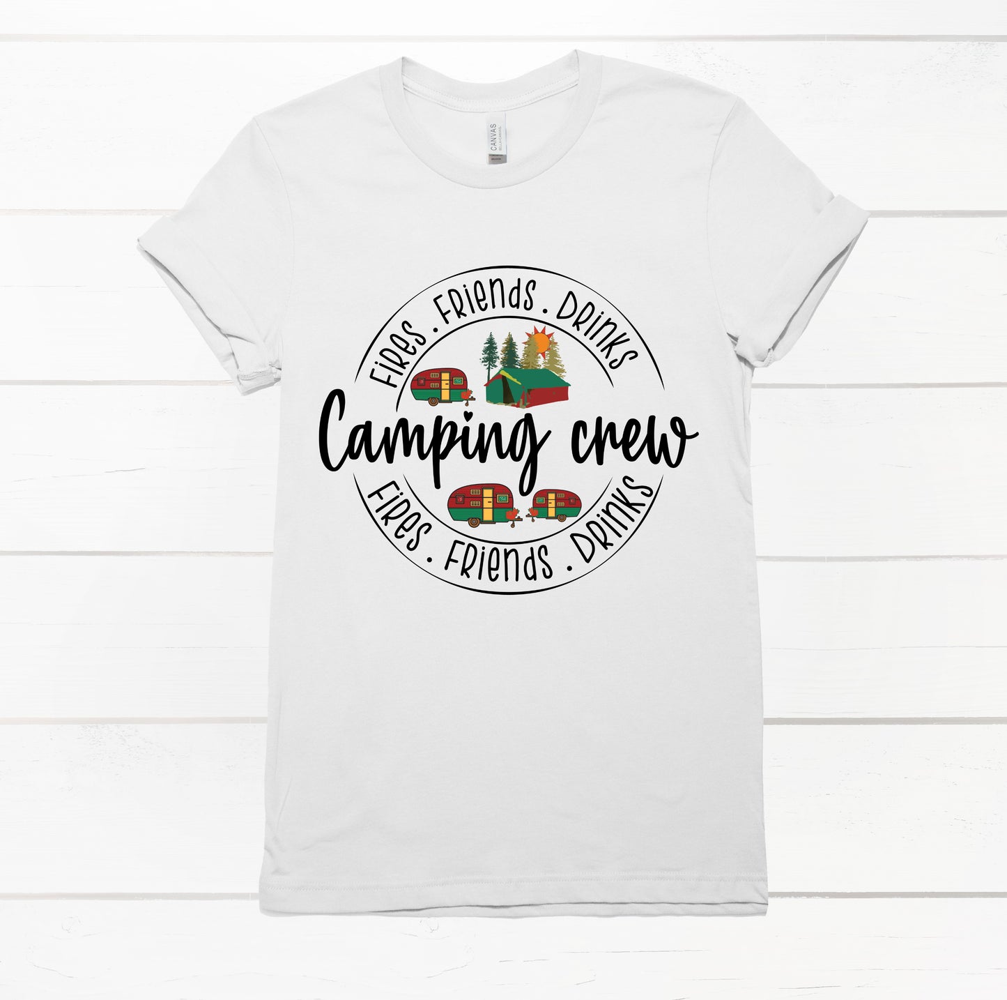 Camping Crew Graphic Tshirt