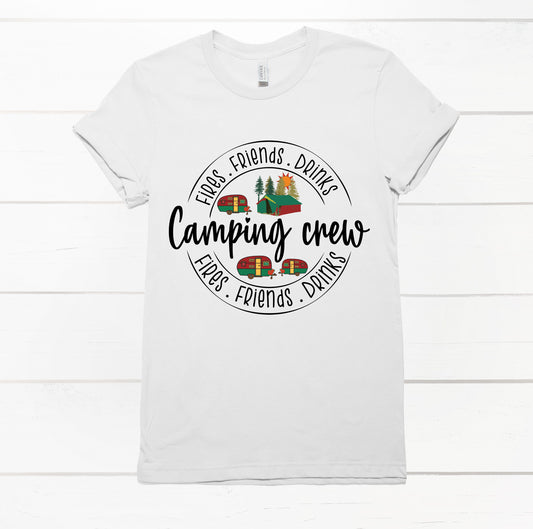 Camping Crew Graphic Tshirt