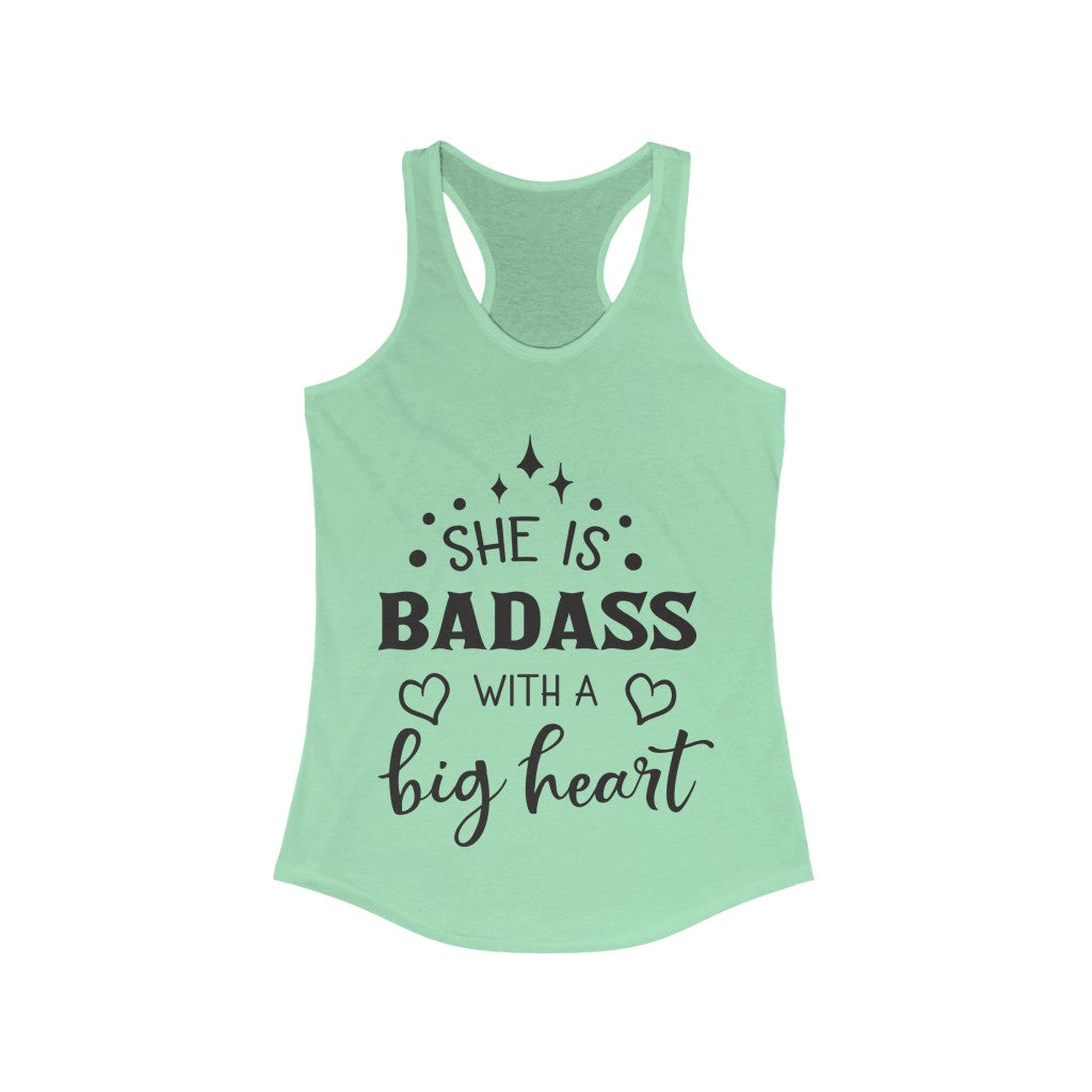 Shes a Badass with a Big Heart Tank