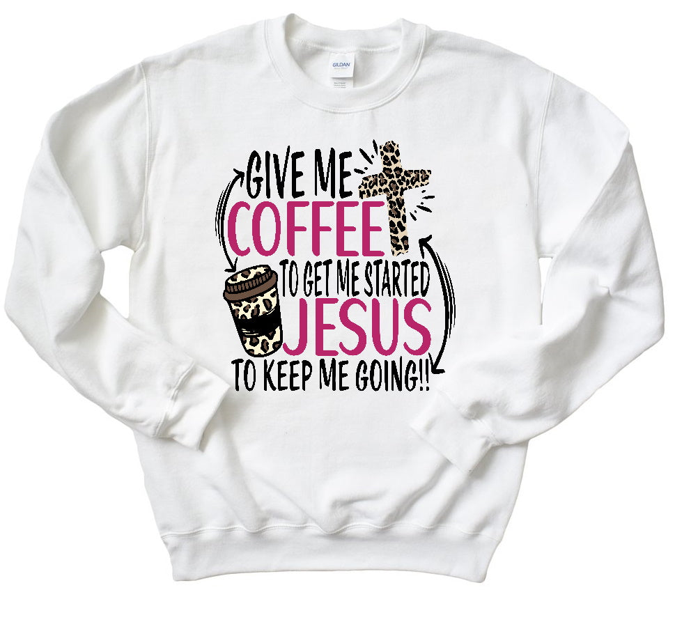 Give me Coffee Unisex Long Sleeve