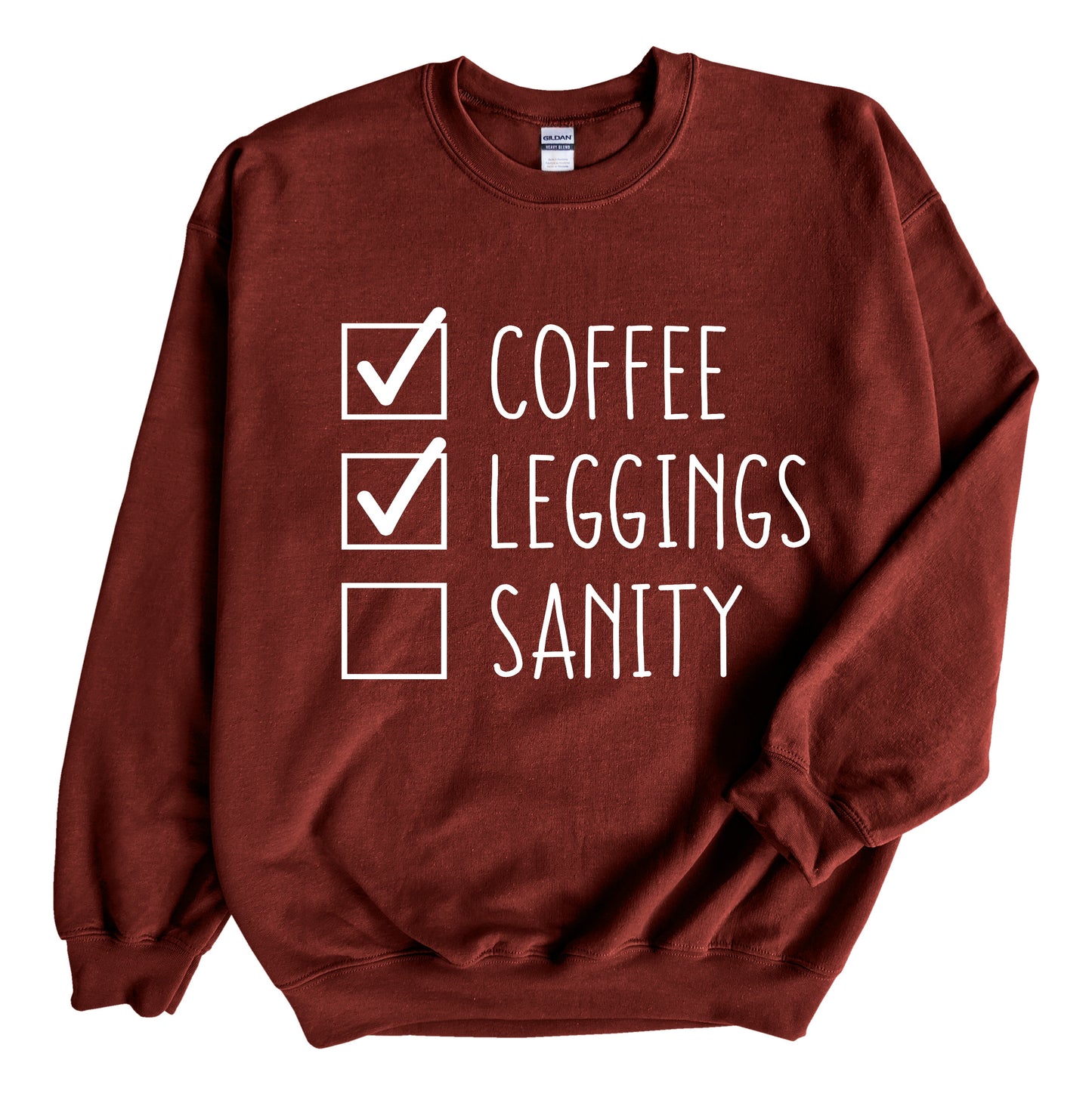 Coffee Leggings Sanity Unisex Long Sleeve