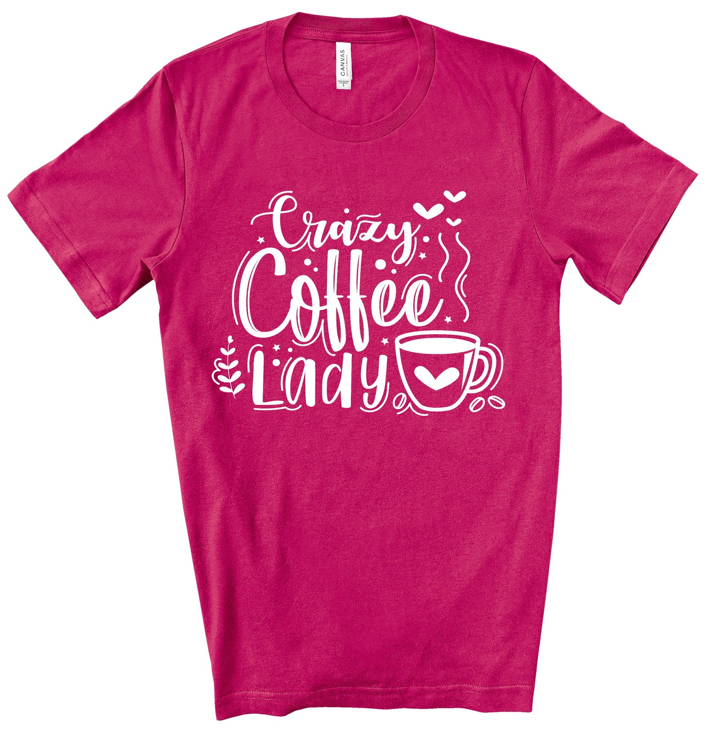 Crazy Coffee Lady Graphic Tshirt