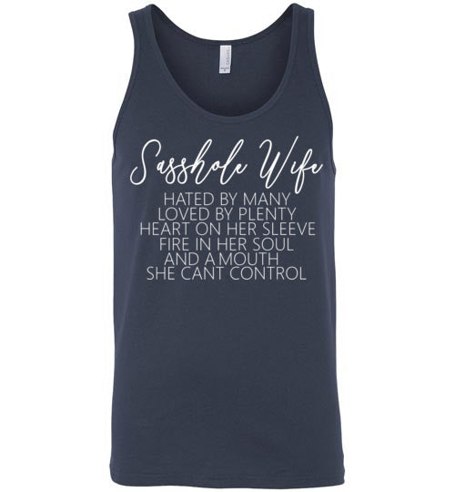 Sasshole Wife Graphic Tank Top