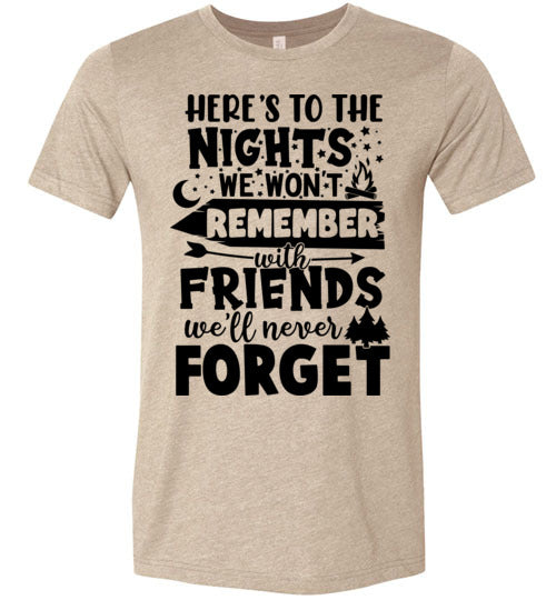 Nights we Wont Remember Unisex Graphic Tshirt