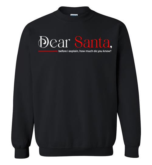 Dear Santa Unisex Graphic Crewneck