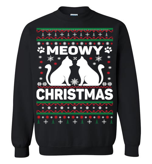 Meowy Christmas "Ugly Sweater" Crewneck