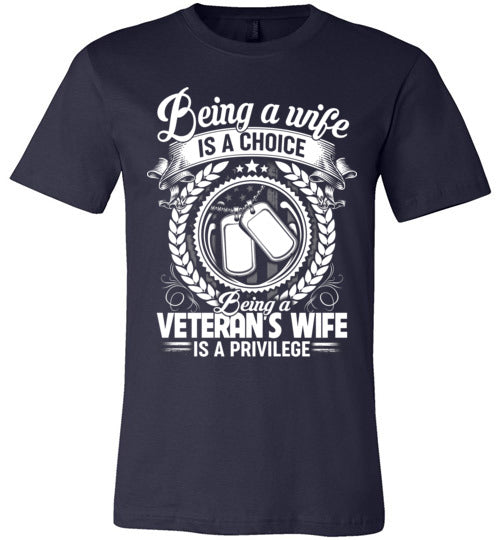 Veterans Wife Graphic Tshirt