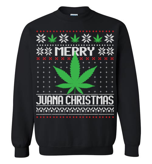 Merry Juana Christmas "Ugly Sweater" Crewneck