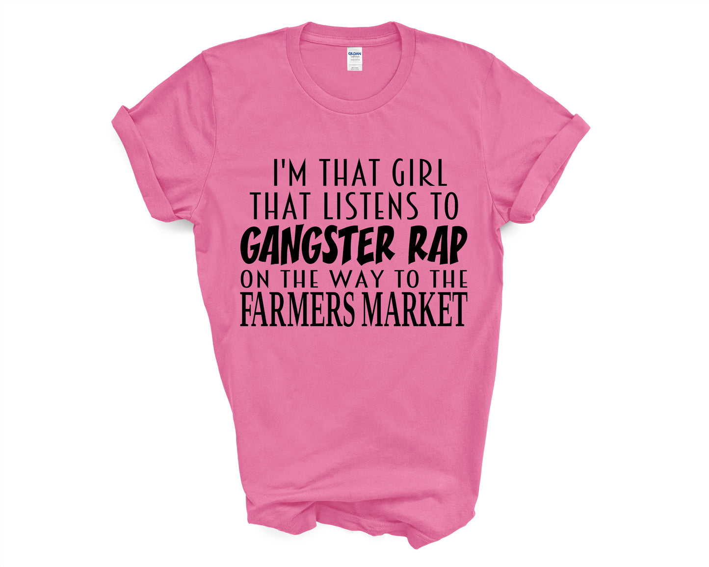 Gangster Rap Farmers Market Graphic T-Shirt