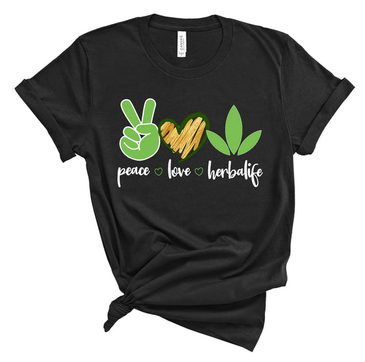 Peace Love Herbalife Unisex T-Shirt