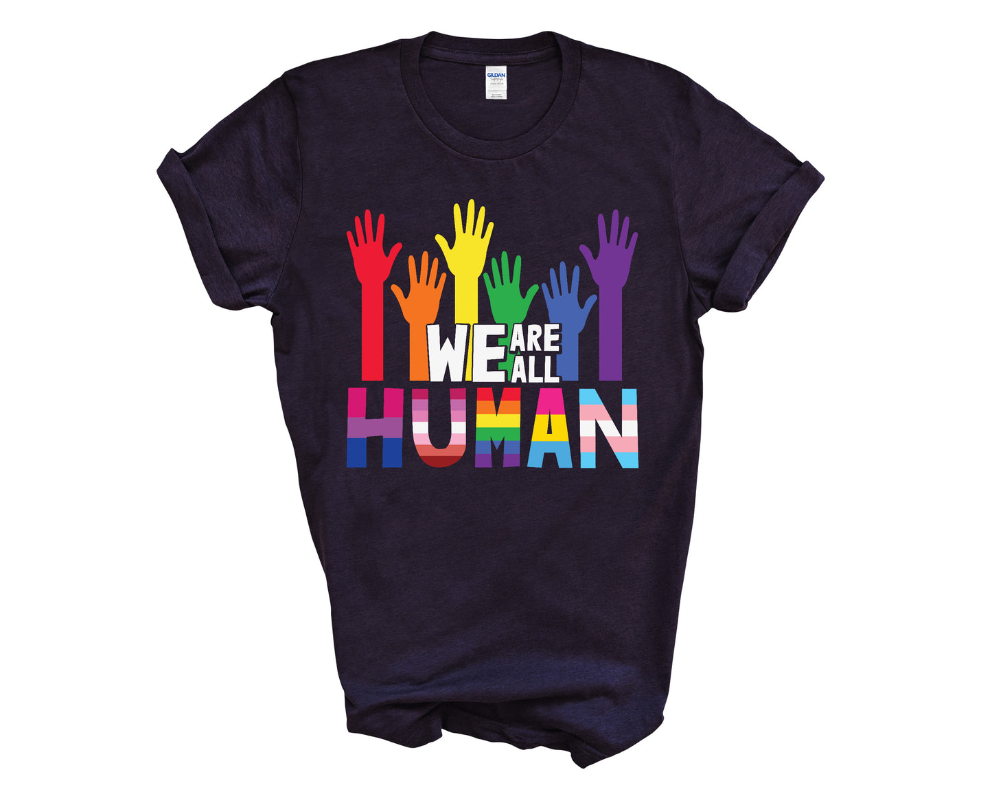 We are All Human Unisex Graphic T-Shirt