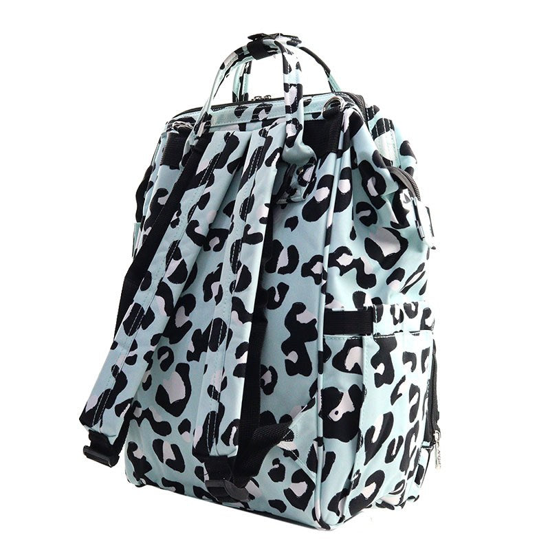 Blue Cheetah Diaper / Backpack / Travel Bag