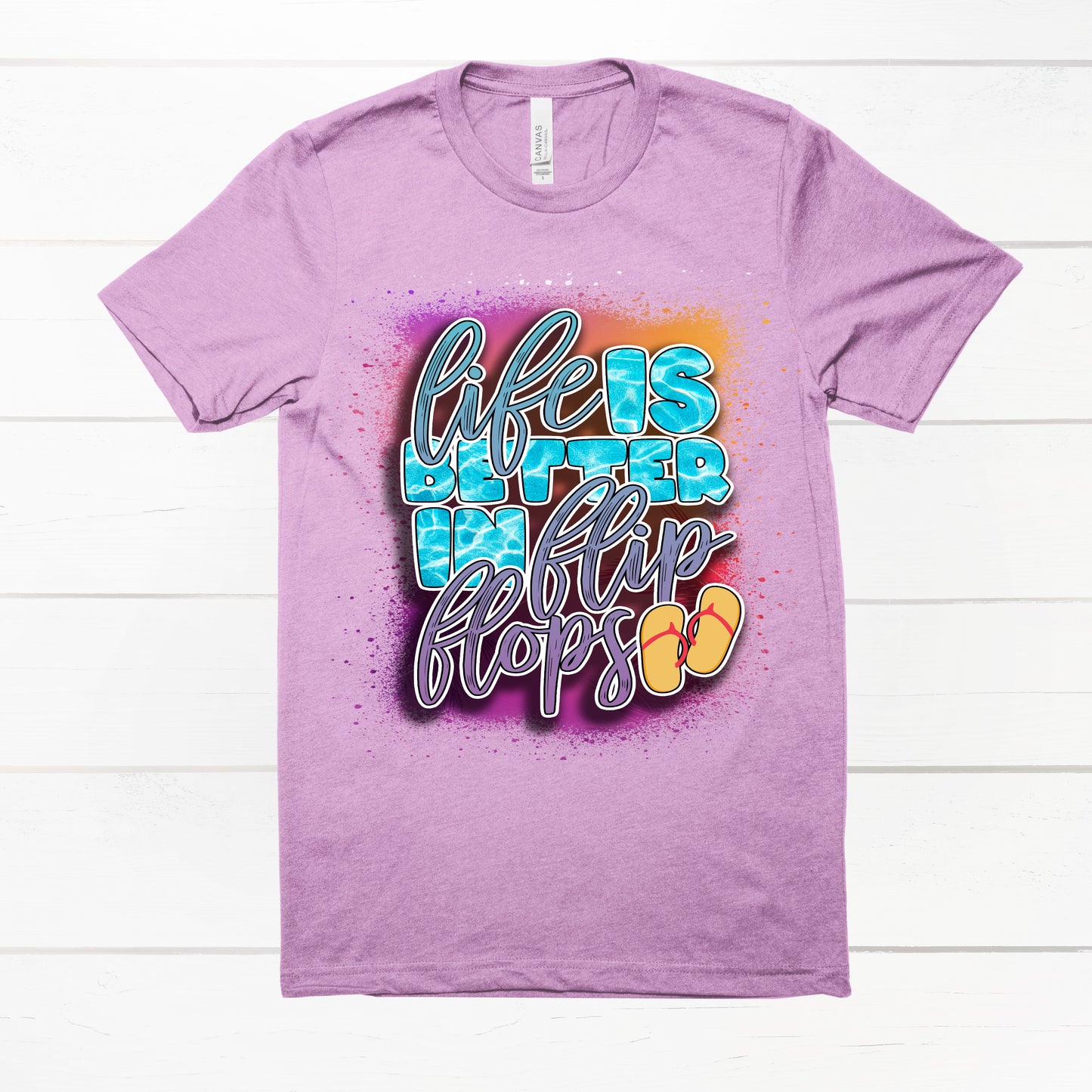 Life is Better in Flip Flops Graphic T-Shirt