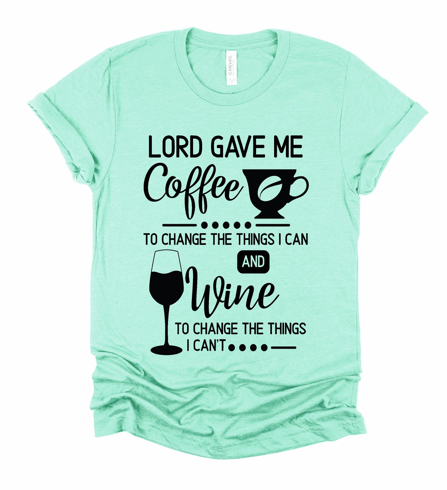 Lord Gave me Coffee Graphic Tshirt