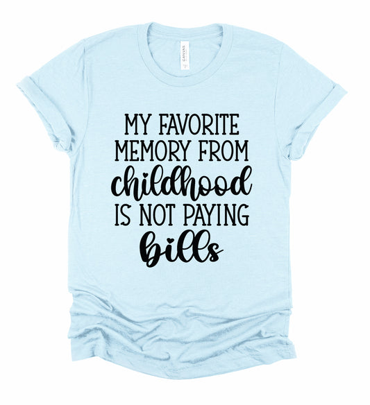 My Favorite Memory Graphic Tshirt