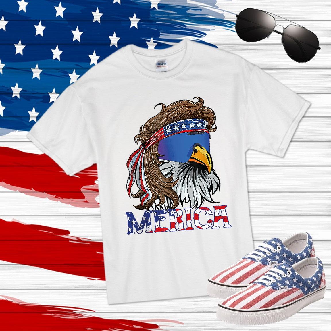 Merica (Eagle) Graphic Tshirt