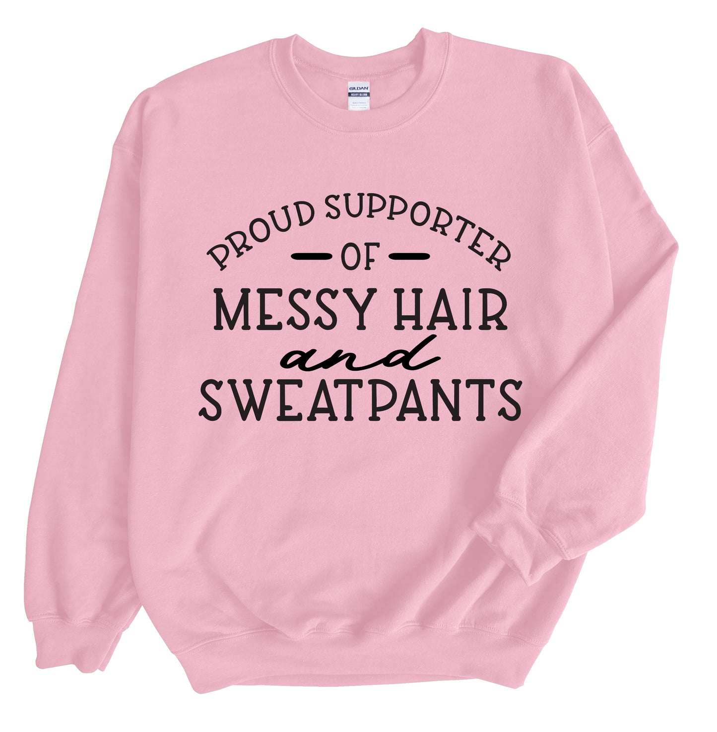 Messy Hair & Sweatpants Unisex Long Sleeve