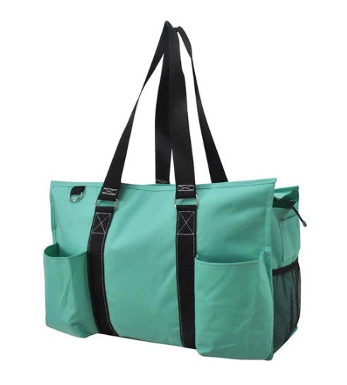 Solid Mint Medium Utility Tote