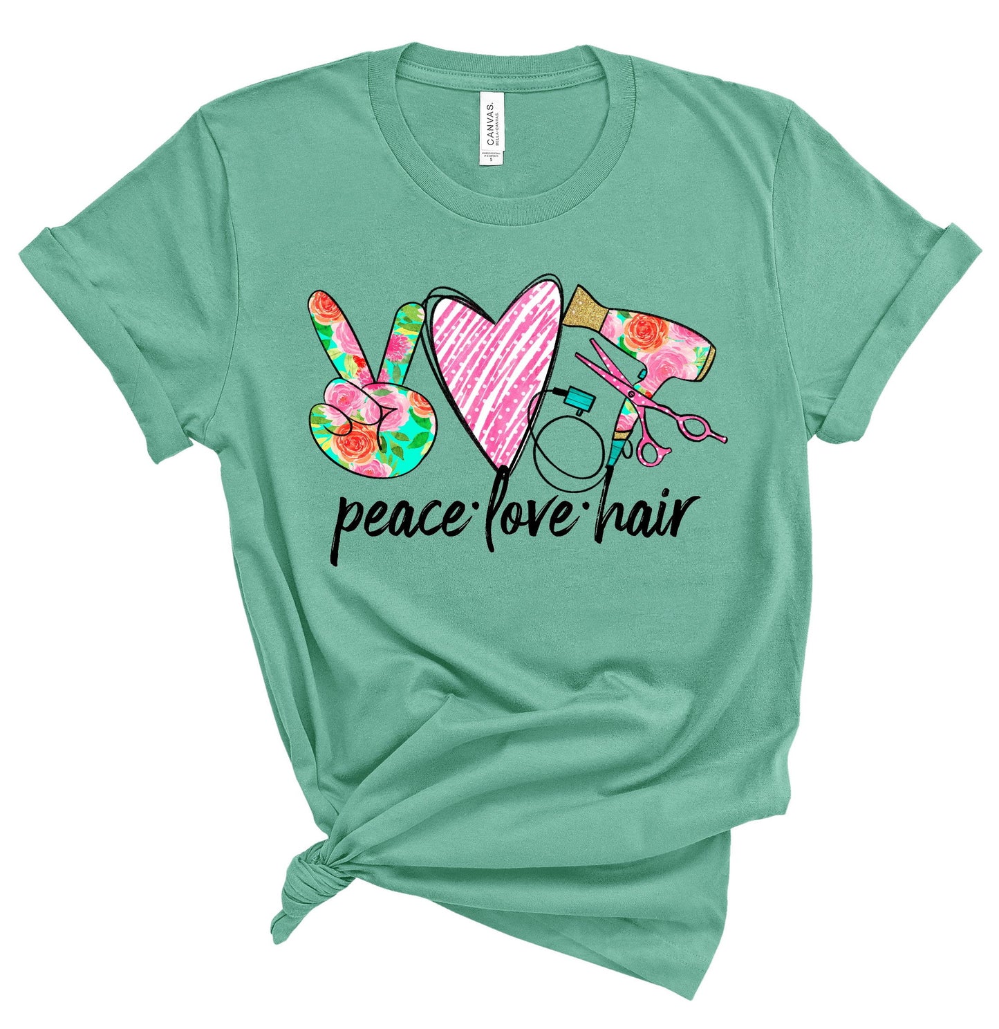 Peace Love Hair T-Shirt