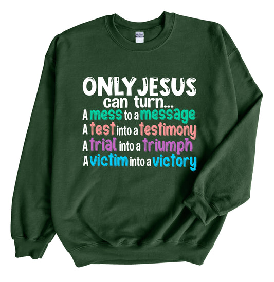 Only Jesus Crewneck Sweatshirt