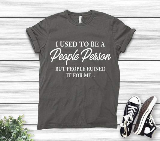 Used to be a People Person Graphic Tshirt