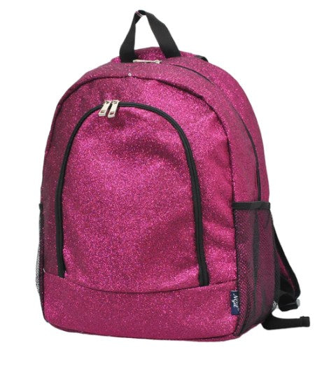 Glitter Canvas School Backpack