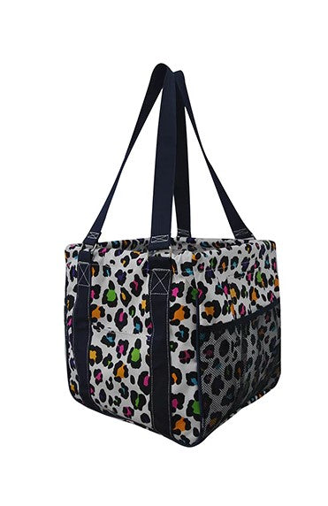 Rainbow Leopard Mini Carry All Tote