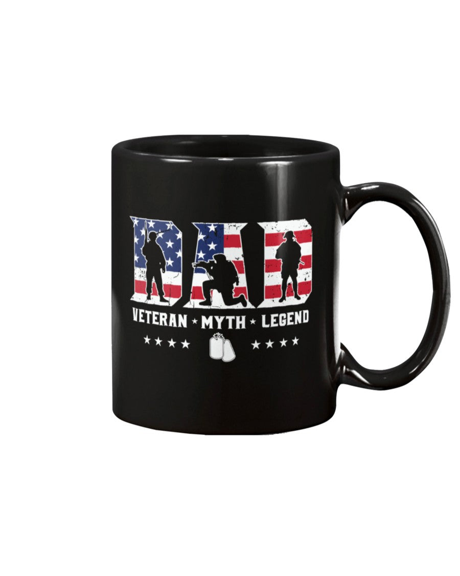 Dad: Veteran Myth Legend 11oz Mug