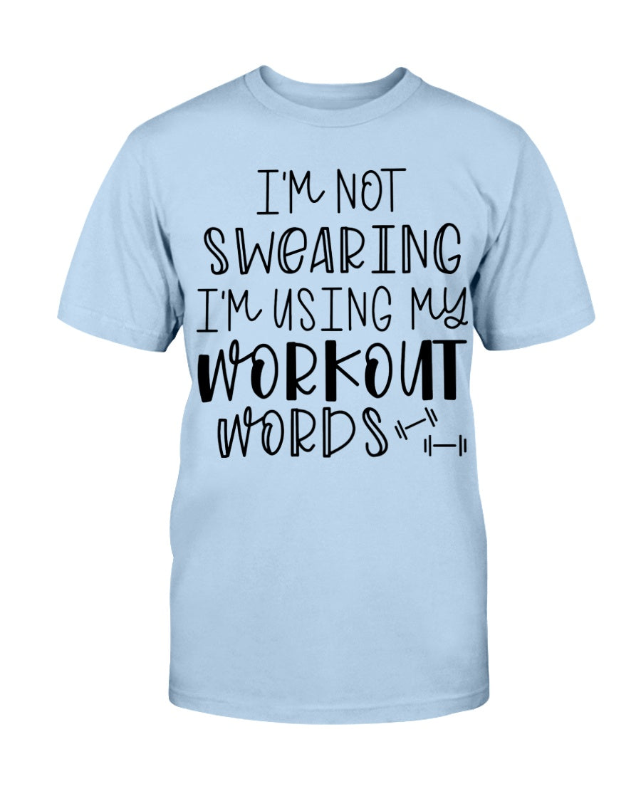 Workout Words Graphic T-Shirt