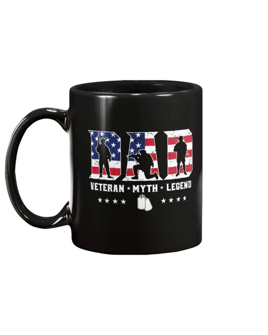 Dad: Veteran Myth Legend 11oz Mug