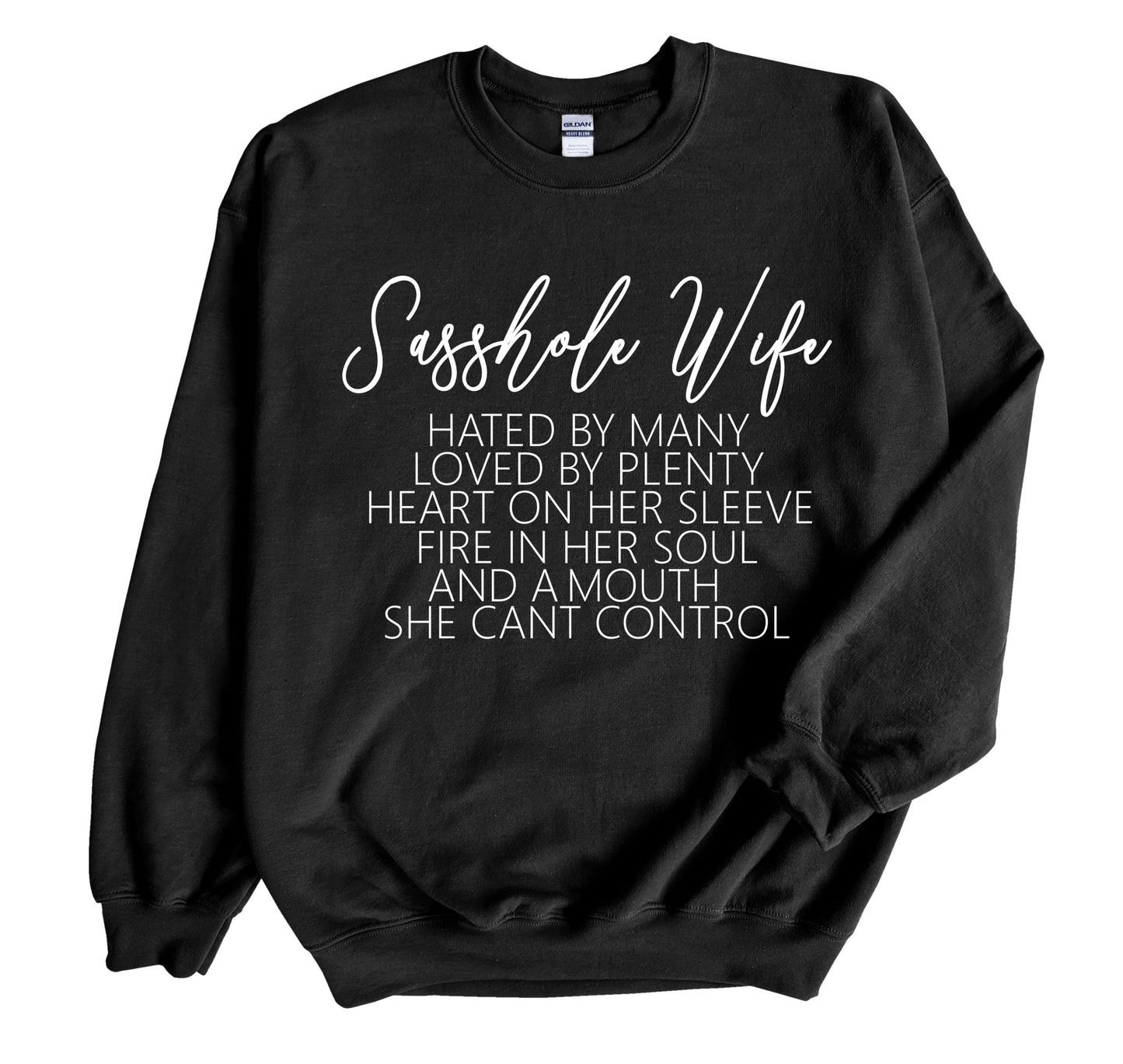 Sasshole Wife Crewneck Sweatshirt